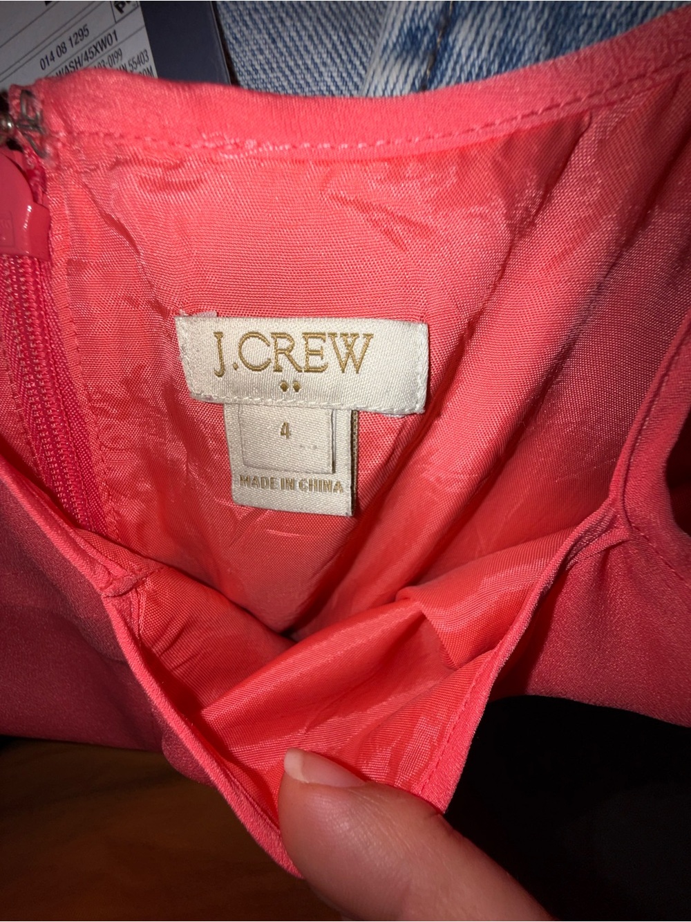 J. Crew Bright Coral Sleeveless Top